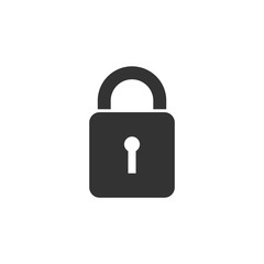 Lock icon flat