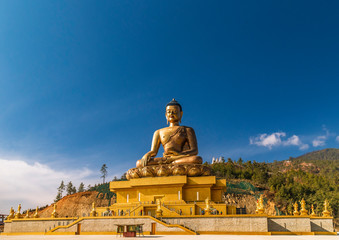 Giant Buddha, Thimphu, Bhutan - obrazy, fototapety, plakaty