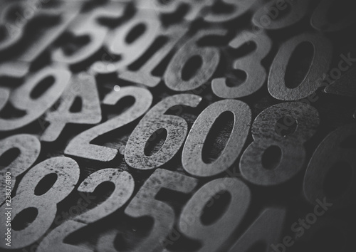 Background Of Numbers From Zero To Nine With Background Of Numbers From Zero To Nine With Texture Mathematics Concept