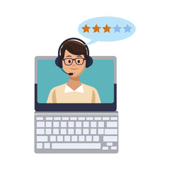 computer assistance icon