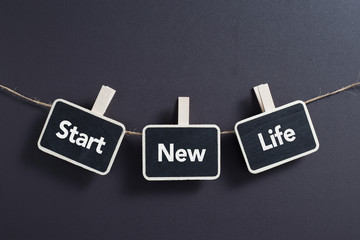 Start New Life Concept