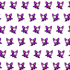 Purple gremlin - sticker pattern 05