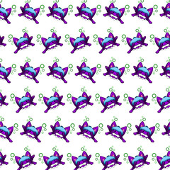 Purple gremlin - sticker pattern 18
