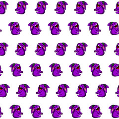 Purple gremlin - sticker pattern 24