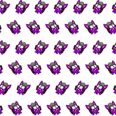 Purple gremlin - sticker pattern 28