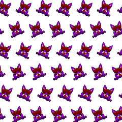 Purple gremlin - sticker pattern 33