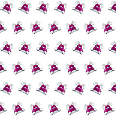Ninja rabbit - sticker pattern 13
