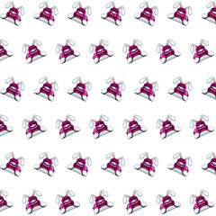 Ninja rabbit - sticker pattern 22