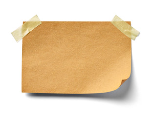 note paper blank sign tag label