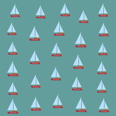 sail boat background