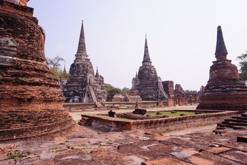 Wat Phra Si Sanphet, Ayuthaya Thailand