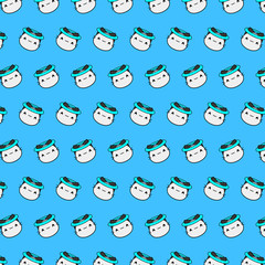 Street cat - emoji pattern 73