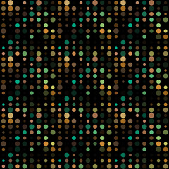 Obraz premium Seamless abstract pattern background with a variety of colored circles.