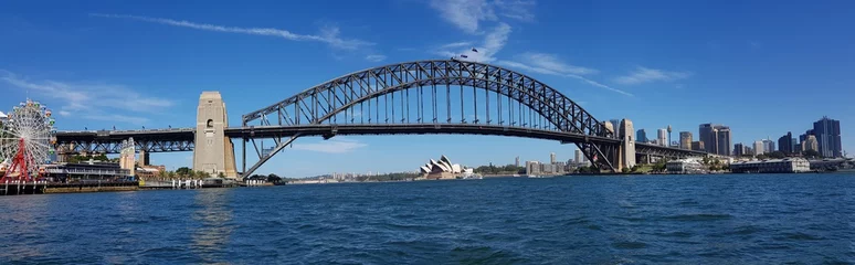 Wall murals Sydney Harbour Bridge sydney harbour bridge in australia