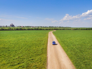 rural road in the field