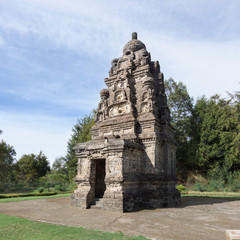 Fototapeta na wymiar Candi Bima hindu temple, near Arjuna complex in Dieng Plateau, Central Java, Indonesia.