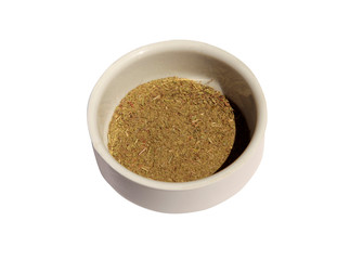 dried thyme in bowl