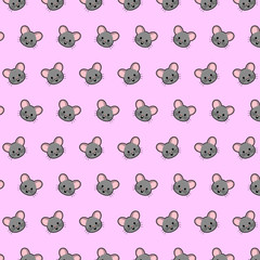 Mouse - emoji pattern 01