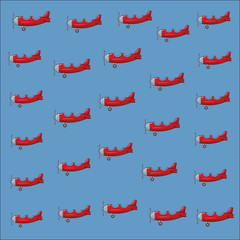 airplane flying pattern cartoon