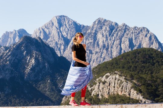 woman in the Tauri mountains