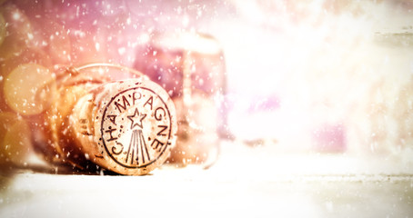 New year time background and free space for your decoration. 