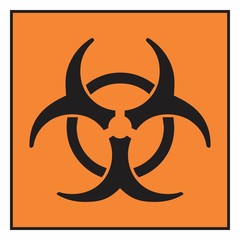 Biohazard symbol illustration