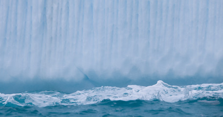 Iceberg patterns near Useful Island Antarcitca