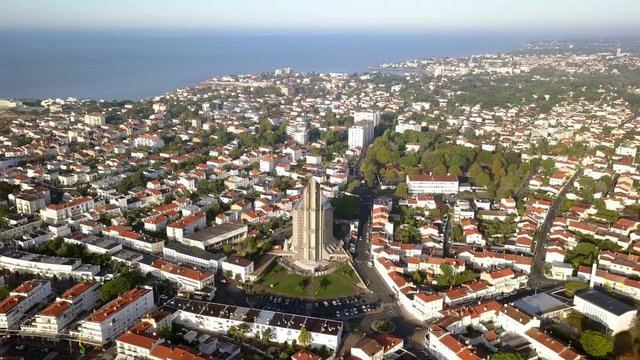 Aerial view of Royan, France