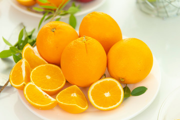 fresh oranges healthy fruit