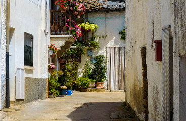 Aldadavila village in Spain