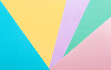 Abstract geometric pattern background with pastel paper
