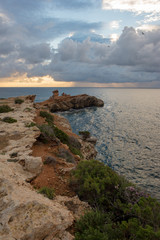 Sunrise in the Cap Martinet on the island of Ibiza