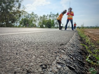Obraz premium route survey