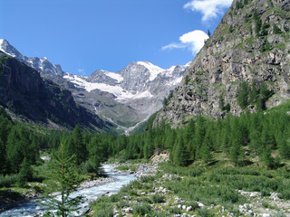 Panorama della Val d'Ayas