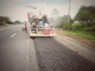 Fototapeta na wymiar road construction