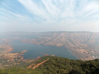 aerial view of mountains