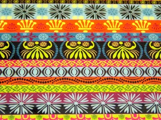 seamless pattern with flowers and leaves