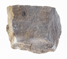 raw dolomite stone on white