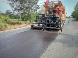 Obraz premium car on the road