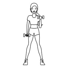 fit woman doing exercise