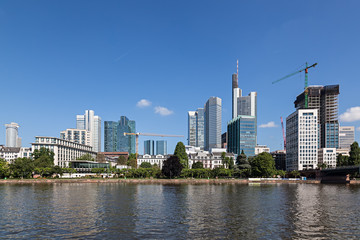 Fototapeta na wymiar Skyline of Frankfurt am Main (Germany)
