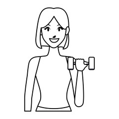 fit woman doing exercise