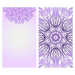 Collection card with relax mandala design. For mobile website, posters, online shopping, promotional material.