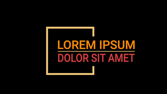 Line Reveal Titles 2