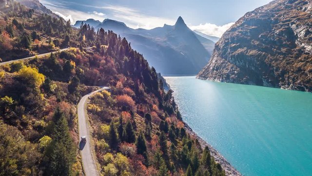 Aerial footage from Vals a beautiful area in Grison, Switzerland. Filmed during the Autumn with the DJI Inspire 2 drone in 5.2k RAW and downscaled to 4k.