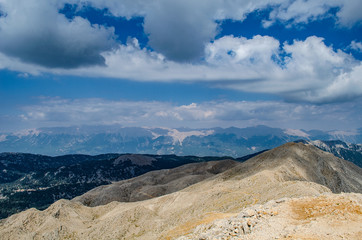 view of mountains