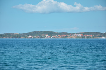 view of island in sea