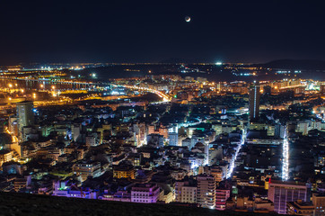 Fototapeta na wymiar Alicante by night