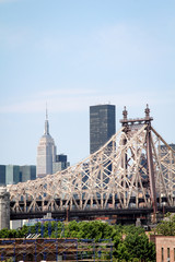 Obraz premium Blick auf Manhattan von Queens