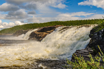 Fototapeta na wymiar Waterfalls in Sweden